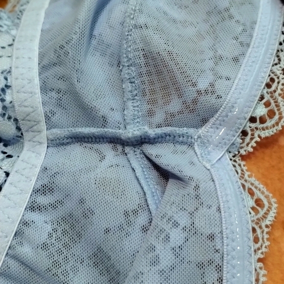 NWT Free People Lacy Looks bandeau Bluemoon Quartz Sz S - Picture 13 of 13